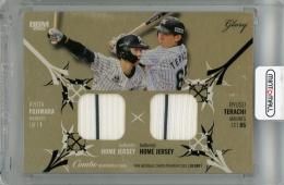 2025 BBM Glory 寺地隆成/藤原恭大 コンボメモラビリアカード【29/30】 千葉ロッテマリーンズ