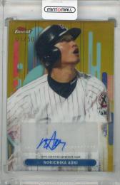 2025 Topps NPB Finest 青木宣親 Autographs Gold【03/50】 東京ヤクルトスワローズ