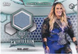 2019 Topps WWE Women’s Division Wrestling WWE Nia Jax Mat Relics 184/199
