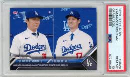 2023 TOPPS NOW Shohei Ohtani/Yoshinobu Yamamoto  #OS26【PSA10】 Los Angeles Dodgers