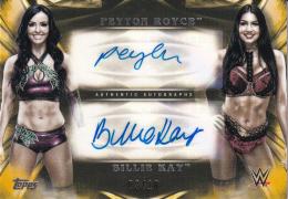 2019 Topps WWE Undisputed Wrestling  Billie Kay/Peyton Royce Dual Autographs 03/10