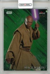 2018 TOPPS Finest Star Wars Mace Windu Green Refractors #63【43/99】