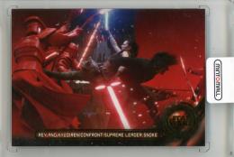 2018 TOPPS Star Wars Galactic Files Rey and Kylo Ren Confront Snoke Galactic Moments Gold #GM10【06/10】