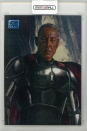 2024 TOPPS Chrome Star Wars Galaxy Moff Gideon Galactic Empire Art Prism Refractors #GE13【31/75】