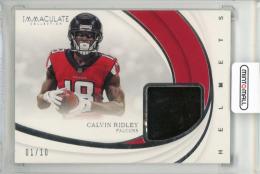 2019 PANINI Immaculate Collection Calvin Ridley Immaculate Helmets #48【1st No. 01/10】 Atlanta Falcons