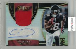 2018 PANINI Select Calvin Ridley Rookie Signature Memorabilia Prizm #7【41/49】 Atlanta Falcons