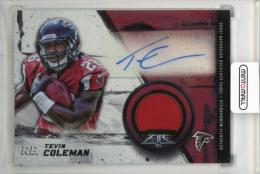 2015 TOPPS Fire Tevin Coleman Rookie Autograph Patches #FRAPTC【228/231】 Atlanta Falcons