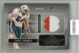 2002 DONRUSS Classics Zach Thomas New Millennium Classics Jerseys #NM29【110/400】 Miami Dolphins