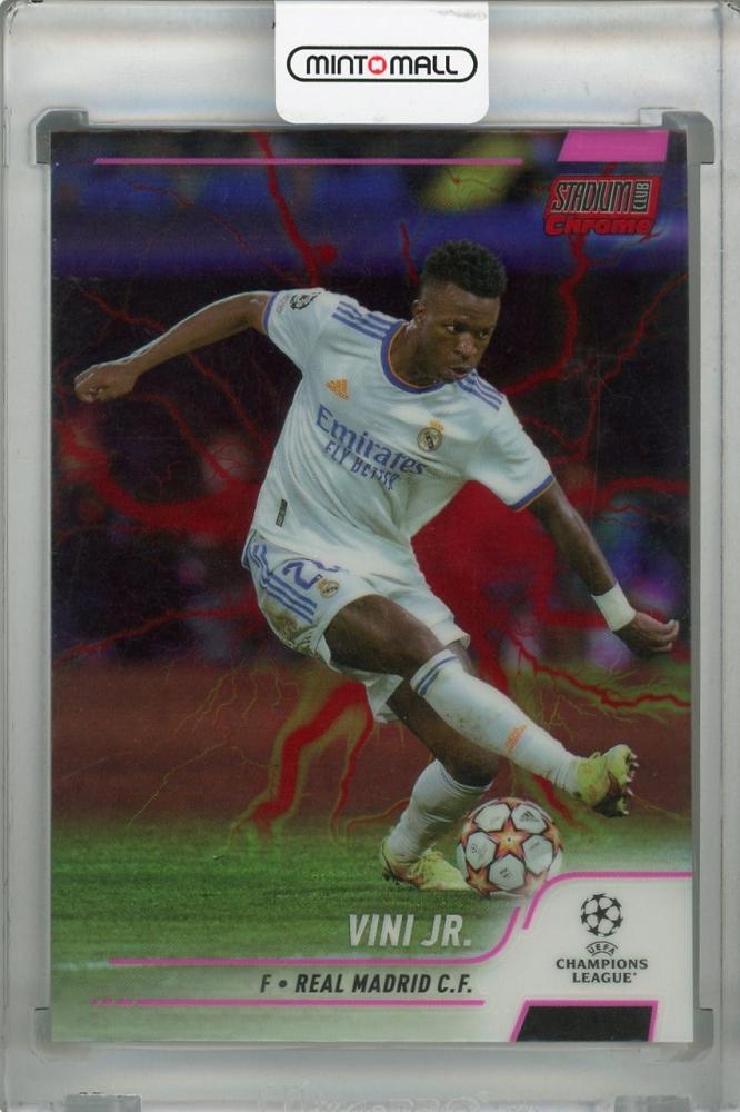 2021-22 Topps UEFA CL　サッカー　トレカ　欧州　ヴィニシウス Vini Jr 2021-22 Topps UEFA Champions League UCL Sparkle Foil