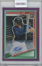 2025 DONRUSS Optic Rated Prospects Signatures Purple #155 / ROMAN ANTHONY(Boston Red Sox) 【09/49】