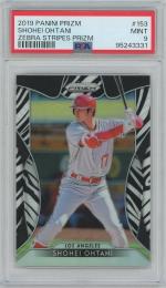 2019 PANINI Prizm Prizms Zebra Stripes #153 / SHOHEI OHTANI(Los Angeles Angels) 【40/99】 [PSA9/MINT]