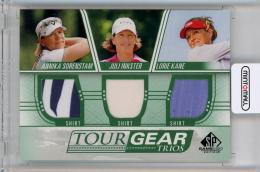 2021 Upper Deck SP Game Used  Annika Sorenstam / Juli Inkster / Lorie Kane Tour Gear Trios #TG3SIK