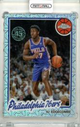 2024-25 Topps Flagship Basketball Vj Edgecombe #TC-CE 1980-81 Topps Chrome Basketball 76ers