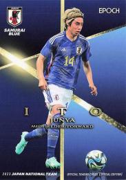 2023 EPOCH サッカー日本代表 スペシャルエディション #12 伊東純也 レギュラーカード