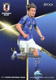 2023 EPOCH サッカー日本代表 スペシャルエディション #24 上田綺世 レギュラーカード