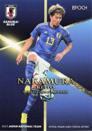 2023 EPOCH サッカー日本代表 スペシャルエディション #25 中村敬斗 レギュラーカード