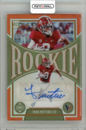 2022 PANINI Legacy John Metchie III Rookies Premium Penmanship Orange #156【005/125】 Houston Texans