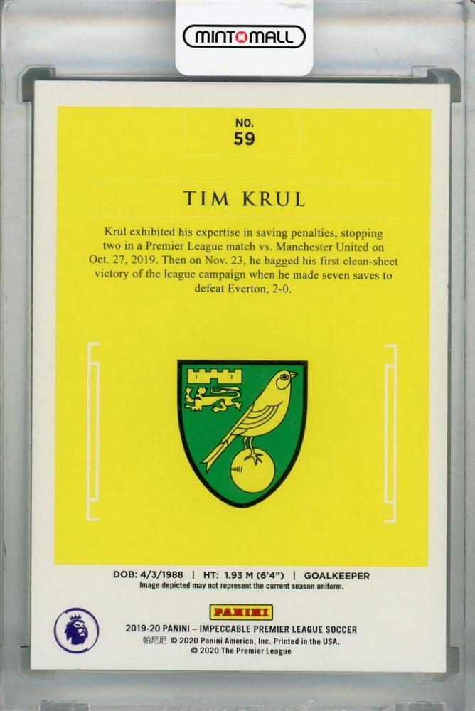 ティム・クルル ミントモール / MINT 浦和店 / 2019-20 Panini Prizm Premier