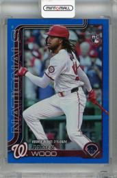 2025 Topps Update Series James Wood Blue Rainbow Foil #US218 RC【046/150】 Washington Nationals