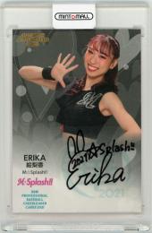 2021 BBM チアリーダー Dancing Heroine-華- 千葉ロッテ ERIKA 直筆サインカード 67/90