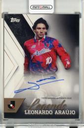 Topps Jリーグ フラッグシップ 2024 レオナルド・アラウージョ 直筆サインカード 鹿島アントラーズ