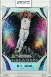 2019-20 Panini Prizm  Joel Embiid FIREWORKS Silver Prizm