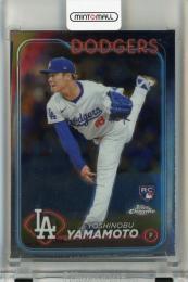 2024 Topps Chrome Yoshinobu Yamamoto Base RC #18