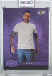 2022 Skybox Metal Universe AEW All Elite Wrestling  CM Punk Base High Series/Purple Spectrum/#109 16/199　※白欠け有