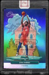 2020-21 Panini One and One #16 Joel Embiid Downtown Philadelphia 76ers (MSV#0235)