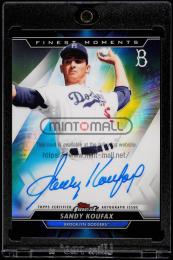 2020 Topps Finest #MOMASK Sandy Koufax Moments Autographs Los Angeles Dodgers (MSV#0376)