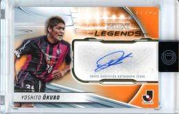 2024 TOPPS Jリーグ DELUXE 大久保嘉人 #LA-YO 直筆サインカード LEGENDS AUTOGRAPH Orange Parallel【11/25】