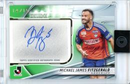 2024 TOPPS Jリーグ DELUXE フィッツジェラルド 舞行龍 ジェームズ #DA-MJ 直筆サインカード AUTOGRAPH CARD Green Parallel【14/15】 アルビレックス新潟