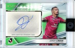 2024 TOPPS Jリーグ DELUXE ジョルディ・クルークス #DA-JC 直筆サインカード AUTOGRAPH CARD Green Parallel【09/15】 セレッソ大阪