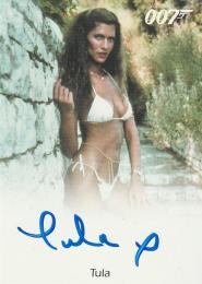 2017 RITTENHOUSE James Bond Archives Final Edition Full Bleed Autographs / Tula