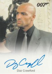 2017 RITTENHOUSE James Bond Archives Final Edition Full Bleed Autographs / Daz Crawford