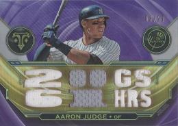 2019 Topps Triple Threads  Aaron Judge Relics 03/27