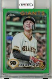 2024 Topps NPB Chrome 坂本勇人 Green Refractors【03/99】 読売ジャイアンツ