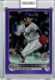 2022 Topps NPB Chrome  埼玉西武 増田達至 Base, Purple Parallel 283/299