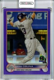 2022 Topps NPB Chrome  東京ヤクルト オスナ Base, Purple Parallel 048/299