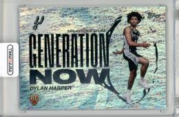 2025 Topps Flagship Basketball Dylan Harper Generation Now Holo Rookie  San Antonio Spurs