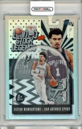 2025 Topps Flagship Basketball Victor Wembanyama Limited Stock Legends Holo San Antonio Spurs