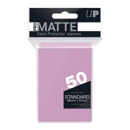Ultra・PRO 通常サイズカード用 PRO-MATTE スタンダード デッキプロテクター スリーブ ピンク[50枚入り]