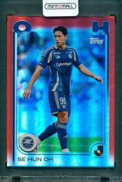 2025 TOPPS J. LEAGUE FLAGSHIP オ セフン Red Parallel【1/5】 町田ゼルビア
