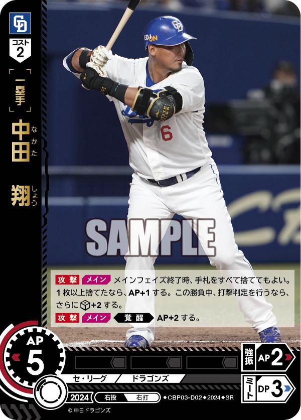 ミントモール / MINT GAMES 池袋店 / 【CBP03-D02】中田 翔(2024