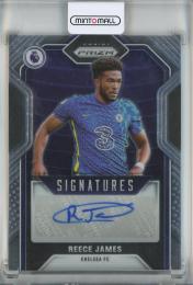 2021-22 Panini Prizm Premier League Reece James Auto #S-REI Chelsea FC