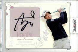 2025 EPOCH JLPGA TOP PLAYERS 木下彩 #HAG-59 HEROINEオートグラフ 直筆サインカード【5/6】