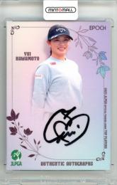 2025 EPOCH JLPGA TOP PLAYERS 河本結 #AG-06 直筆サインカード 【13/20】