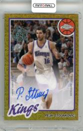 2024-25 Topps Flagship Basketball Peja Stojakovic #80CA2-PST 1980-81 Topps Chrome Basketball Veteran Autograph Gold Parallel【01/50】《1stナンバー》 Kings