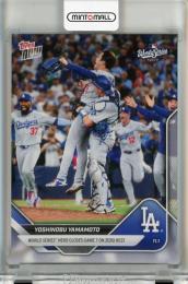 2025 Topps Now Yoshinobu Yamamoto World Series Hero Closes Game 7 on Zero Rest #925