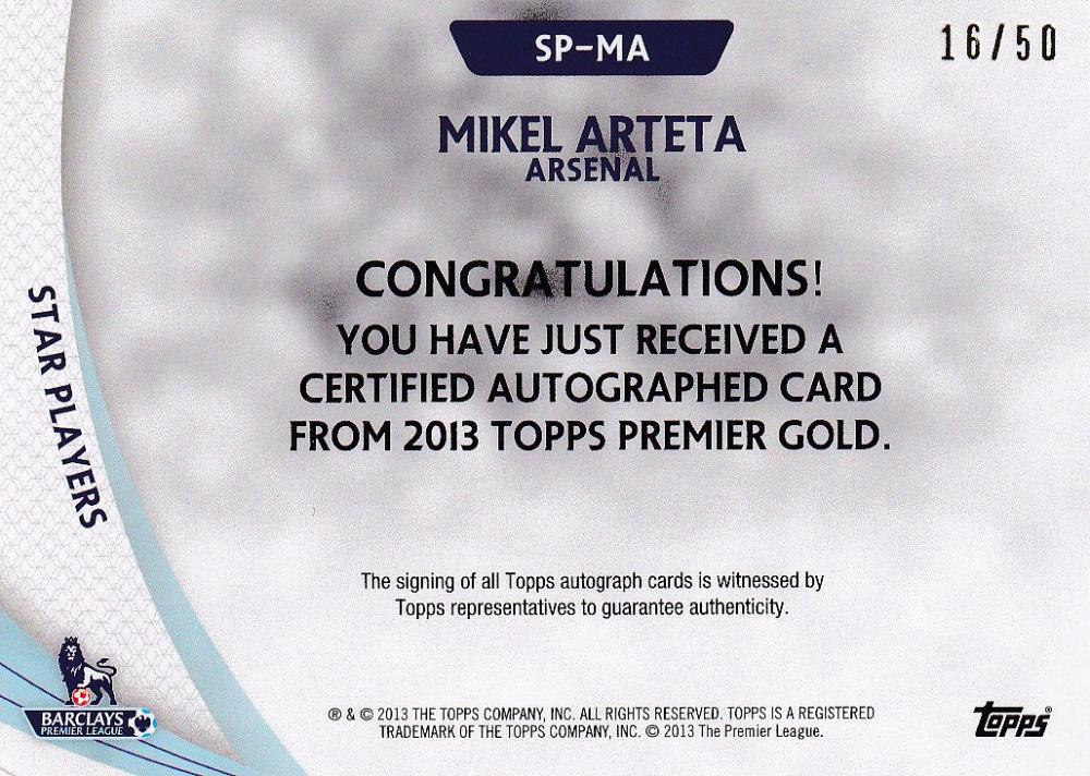 ミントモール / MINT 浦和店 / 2013-14 Topps Premier Gold Arsenal 